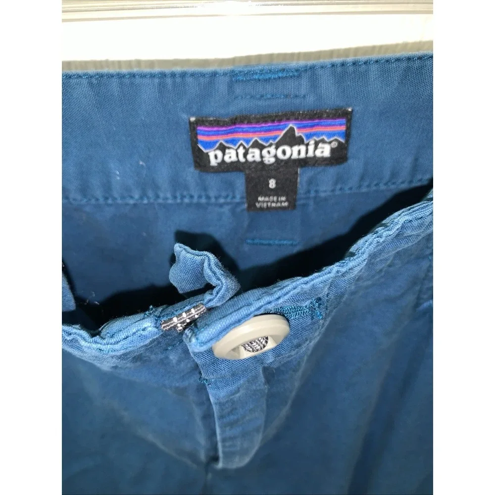 PATAGONIA Women's Venga Rock Pants 8 Blue Climbing Hiking Gorpcore 83085‎ Cargo